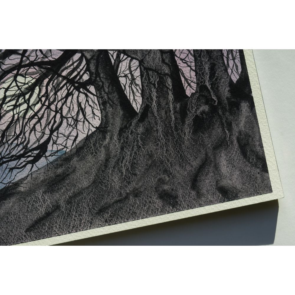 Avebury Beech Trees by Moonlight