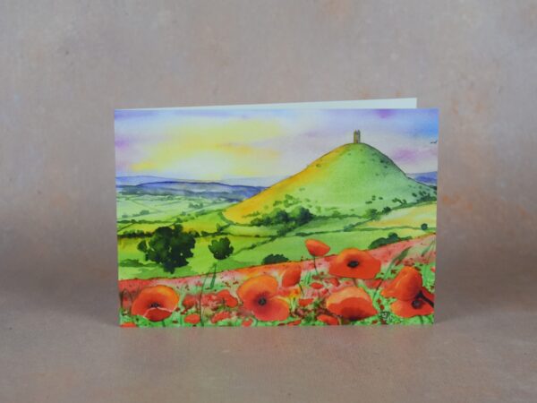 DSC_0013 Glastonbury Tor with Poppies