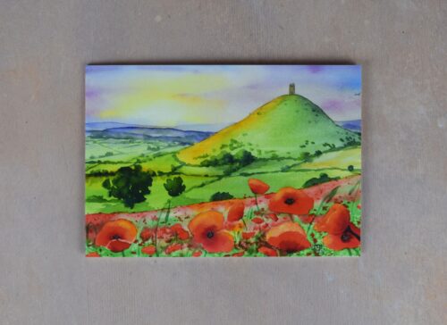 DSC_0014 Glastonbury Tor with Poppies