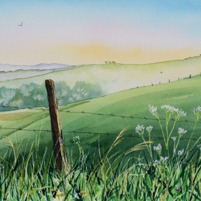 Early Morning Early Morning in Springtime, giclée print on paper