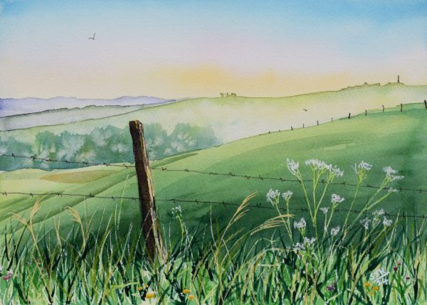 Early Morning Early Morning in Springtime, giclée print on paper