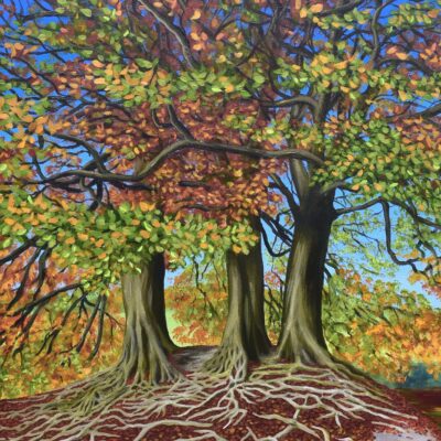 DSC_0001 (2) Avebury Beeches in Autumn, giclée print on paper or stretched canvas