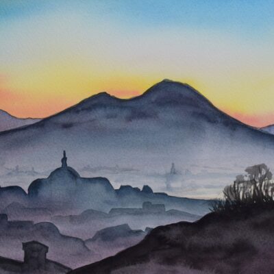 DSC_0002 (3) Vesuvius Sunrise, giclée print on paper