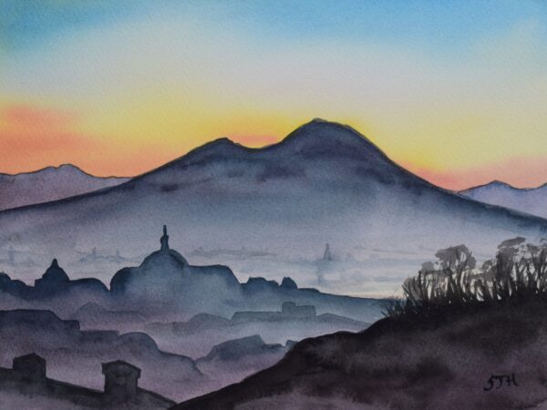 DSC_0002 (3) Vesuvius Sunrise, giclée print on paper