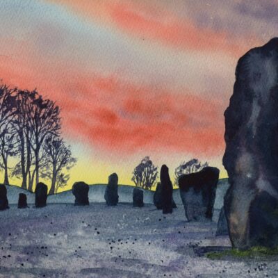 DSC_0003 (4) Frosty Dawn at Avebury 1, giclée print on paper