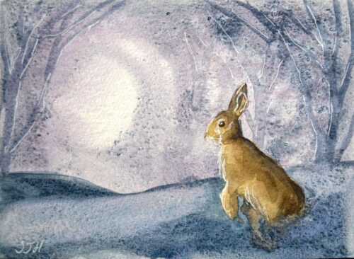 DSC_0008 (2) Moongazing Hare, giclée print on paper
