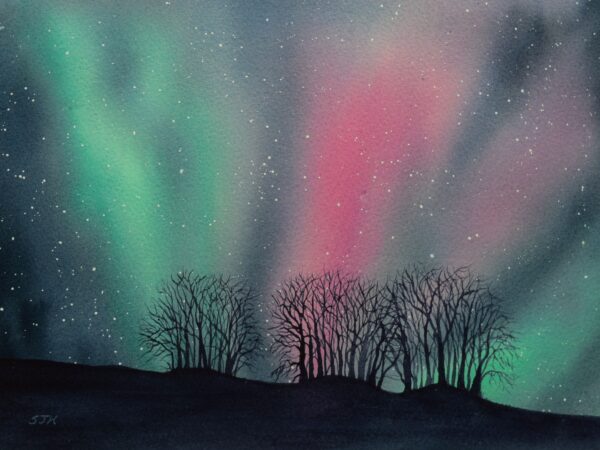 DSC_0009 - Copy Aurora Borealis at Avebury, giclée print on paper
