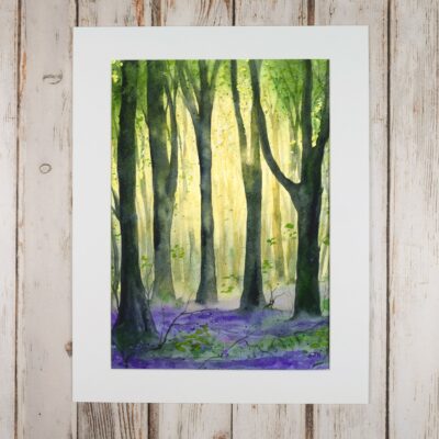 DSC_0010 West Woods Sunrise, original watercolour