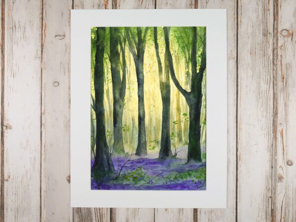 DSC_0010 West Woods Sunrise, original watercolour
