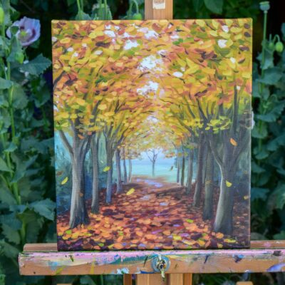 DSC_0024 Autumn Walk, giclée print on paper or stretched canvas