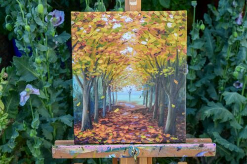 DSC_0024 Autumn Walk, giclée print on paper or stretched canvas