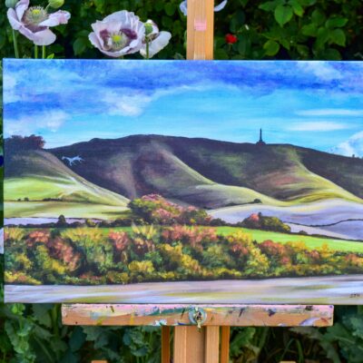DSC_0028 Cherhill Down in Autumn, giclée print on paper or stretched canvas
