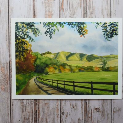 DSC_0039 Autumn Afternoon in Cherhill, giclée print on paper