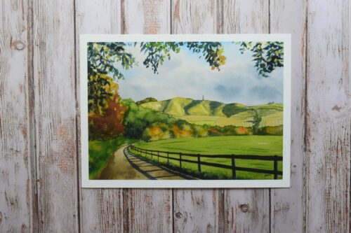 DSC_0039 Autumn Afternoon in Cherhill, giclée print on paper