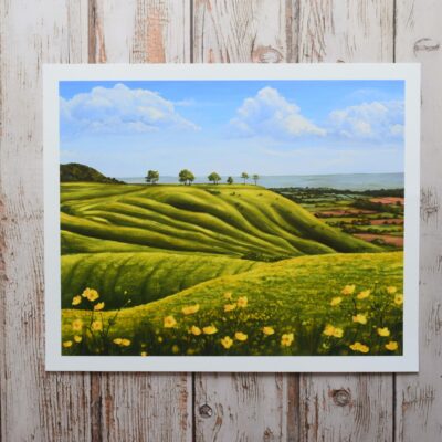 DSC_0040 Spring at Roundway Down, giclée print on paper or stretched canvas