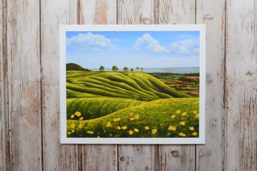 DSC_0040 Spring at Roundway Down, giclée print on paper or stretched canvas