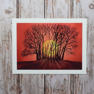 Barrow Sunrise, giclée print on paper
