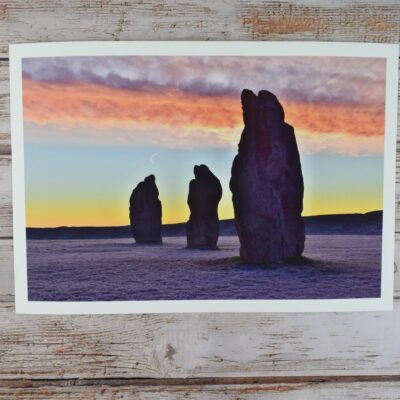 Frosty Sunrise at Avebury Stone Circle