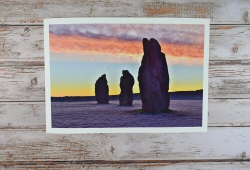 Frosty Sunrise at Avebury Stone Circle
