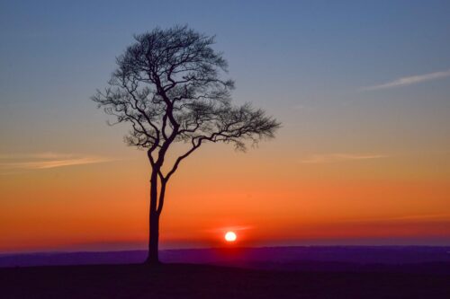 Oliver's Castle Sunset