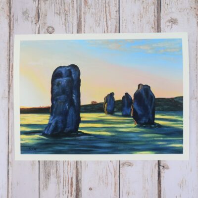 DSC_0002 Avebury Sunrise, giclée print on paper or stretched canvas